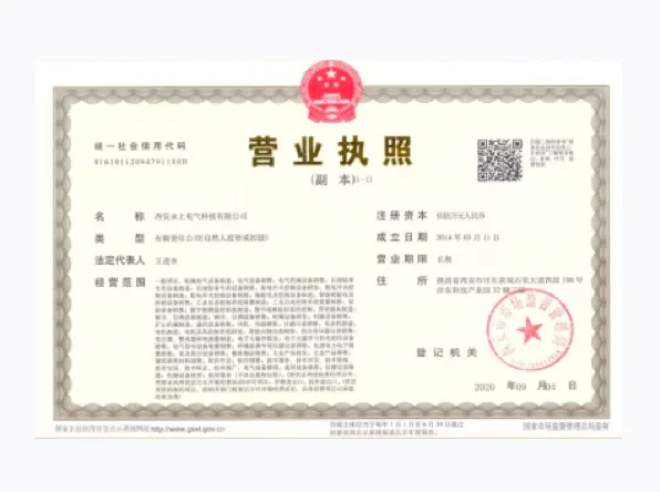 企业营业执照